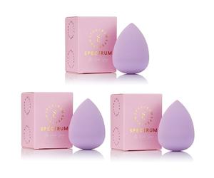 Spectrum Collections Wonder Makeup Sponge, Beauty Blending Sponge for Under Eye Concealer and Foundation, Latex Free Makeup Blending Sponge for a Flawless Base, Lilac Trio Pack