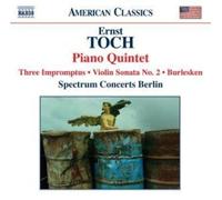 Spectrum Concerts Be - Piano Quintet / Violin Sonata 2 / Burlesken [New CD]