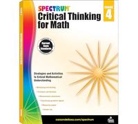 Spectrum Critical Thinking for Math, Grade 4
