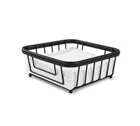 Spectrum Diversified 09110 Ashley Flat Napkin Holder Black, Steel