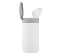 Spectrum Diversified Decorative Refillable Wet Dispenser for Household, Stylish Holder for Cleaning Wipes, White