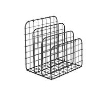 Spectrum Diversified Desk Paper Folder Document Letter Mail Sorter Step File Organizer, Black, One Size