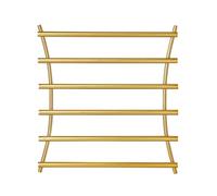 Spectrum Diversified Euro Square Heat Resistant Trivit for Hot Dishes and Pots - Modern Home Décor for Kitchen Countertops, Gold