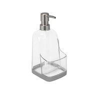 Spectrum Diversified Sponge Holder for Sink Organization, Clear & Gray, 1 EA