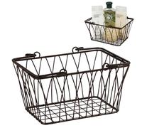 Spectrum Diversified Twist Storage Basket, Small, Bronze