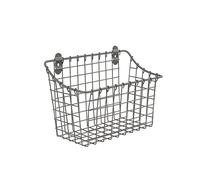 Spectrum Diversified Vintage Cabinet & Wall Mount Basket, Large, Industrial Gray