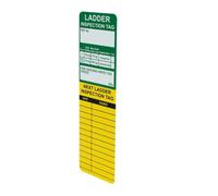 Spectrum Industrial Ladder Inspection Tagging Inserts - Pack Of 50 - Durable Compliance Tags For Workplace Safety