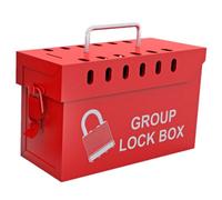 Spectrum Industrial Lockout Tagout Padlock Lock Box - Durable Steel Safety Storage For Loto Compliance, Holds 13 Padlocks