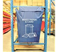 Spectrum Industrial Racking Sack Waste Recycling, Mixed Paper & Card, Reusable Waste Collection Bag
