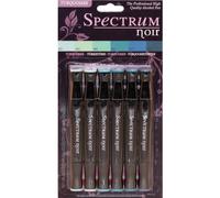 Spectrum Noir 6 Pen Set-Turquoises, Multi