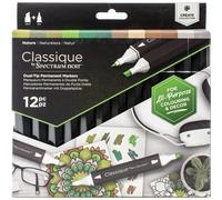 Spectrum Noir Classique Alcohol Markers 12/Pkg-Nature