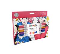 Spectrum Noir Colorista Colouring Kit-Heroes of Manga-Includes 12 Pieces, Multicoloured