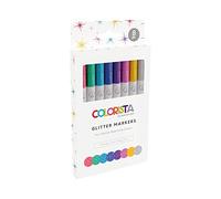 Spectrum Noir Colorista Glitter Markers - Pack of 8 - Sparkling Brights