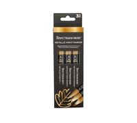 Spectrum Noir - High Shine Opaque Metallic Paint Marker Pack of 3 - Autumn Bronze