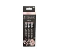 Spectrum Noir - High Shine Opaque Metallic Paint Marker Pack of 3 - Blush