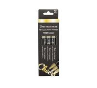 Spectrum Noir - High Shine Opaque Metallic Paint Marker Pack of 3 - Champagne