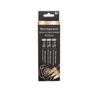 Spectrum Noir - High Shine Opaque Metallic Paint Marker Pack of 3 - Rose Gold