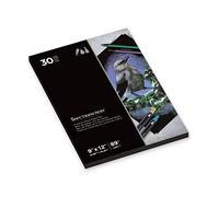 Spectrum Noir Premium Paper Pad, Black, 9 x 12-Inch