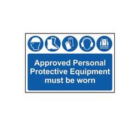 Spectrum Safety Sign Personal Protective Equipment Must Be Worn PVC