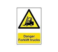 Scan 0954 Danger Forklift Trucks - Pvc Sign 200 X 300Mm