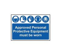 Spectrum Safety Sign Personal Protective Equipment Must Be Worn PVC