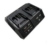SPECTRUM SBSCDC 40V Dual Battery Fast Charger, 2A Per Port, Simultaneous Charging, Compatible with All Spectrum 40V Lithium-Ion Batteries