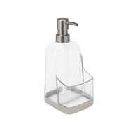 Spectrum Sponge Holder for Sink Organization, Clear & Warm Gray, 1 EA