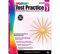 Spectrum Test Practice, Grade 7: Reproducible