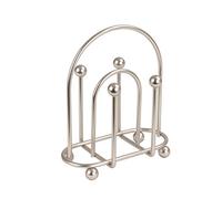 Spectrum Diversified Upright Holder with Handle, Contemporary Dining Table, Countertop Napkin Storage for Kitchen Organization, Stainless Steel, Satin Nickel, M