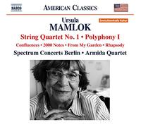 Specturm Concerts Berlin - Mamlok: Chamber Works [Spectrum Concerts Berlin, Armida Quartet] [Naxos: 8.559771]