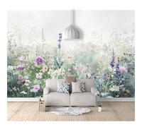 SPECUFX 3D Effect Wall Mural Decor Oil Painting Floral Leaf Garden 100x70cm Photo Self-Adhesive Wallpaper for Room Living Bedroom Large Eco-Friendly Hd Printing