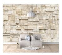 SPECUFX 3D Self-Adhesive Wallpaper Large Mural Photo Marble Tiles Beige 100x70cm Poster Decorative Home Decoration for Teen Dorm Boy Girl Room Living