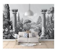 SPECUFX Mural Panoramic 3D Self-Adhesive Wallpaper Black and White Building Jungle Landscape 100x70cm Living Room Bedroom Tv Background Wall Hd Printing Custom Tapestry Photo Poster