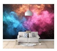 SPECUFX Wall Mural Photo Self-Adhesive Wallpaper Color Powder Black Collision 100x70cm Decor for Bedroom Adults Living Room Art