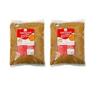Speculoos Caramelised Biscuit Crumbs 0-6mm | La Ricetta 1.1kg Original Speculoos Caramelised Biscuit Crumbs | Perfect Ingredient for Baking | Delicious Caramel and Cinnamon Flavour (Pack of 2)