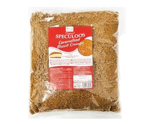 Speculoos Caramelised Biscuit Crumbs | La Ricetta 0-6mm Fine Crushed Speculoos Biscuits 1.1kg | Perfect Biscuit Crumb for Baking | Delicious Biscuit Crumbs (Single Pack)