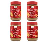 Speculoos Creamy Biscuit Spread | La Ricetta 400g Original Speculoos Creamy Biscuit Spread | Perfect Ingredient for Baking | Delicious Caramel and Cinnamon Flavour (Pack of 4)