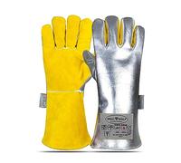 SpecxArmor® Graywolf® Kevlar Aluminized Heat Resistant Welding Glove/Large/1472°F │Fire Gloves│Kevlar Gloves│High Heat │Foundry glove│