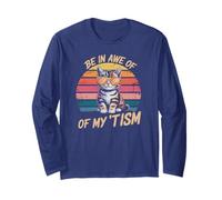 SPED BE in AWE My TISM Cat Autism Teacher Different Long Sleeve T-Shirt