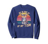 SPED BE IN AWE MY TISM Cat Autism Teacher Different Sweatshirt