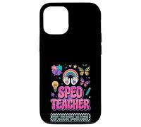 SPED Teacher Fierce Advocate Rainbow Inclusion Graphic Case for iPhone 12/12 Pro