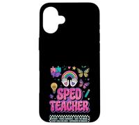 SPED Teacher Fierce Advocate Rainbow Inclusion Graphic Case for iPhone 16 Plus