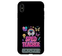 SPED Teacher Fierce Advocate Rainbow Inclusion Graphic Case for iPhone XS Max