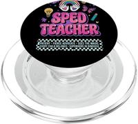SPED Teacher Fierce Advocate Rainbow Inclusion Graphic PopSockets PopGrip for MagSafe
