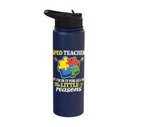 SPED Teacher I'm in It for All The Little Reasons Special Stainless Steel Insulated Water Bottle