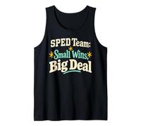 SPED Team Special Education Teacher Small Wins Support Tank Top