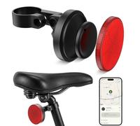 Spedal Bike Reflector Holder with Tracker Tag for iOS Find My, Hidden Anti-Theft, Waterproof Bike Mount for Road Mountain Bikes Scooter MTB BMX (Tracker Tag Included)
