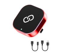 Spedal Wireless Android Auto Adapter for CarPlay & Android Auto, Converts Wired to Wireless, Plug & Play, 5.8GHz WiFi, Auto-Connect, Stable, Fit for Cars from 2016 & iPhone iOS 10+ /Android 11 Red