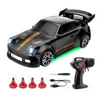 SpedUpX 1:64 Mini RC Drift Car, 2.4G 4WD High-Speed Remote Control Car, Precision Drift Racing Model for Hobbyists and Enthusiasts(Black -2)