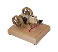 SpedUpX Engine Model Kits, 1.6cc Hit Miss Evaporated Water-cooled Four-stroke Horizontal Gasoline Internal Combustion Engine Model, Physics Science Engine Kit